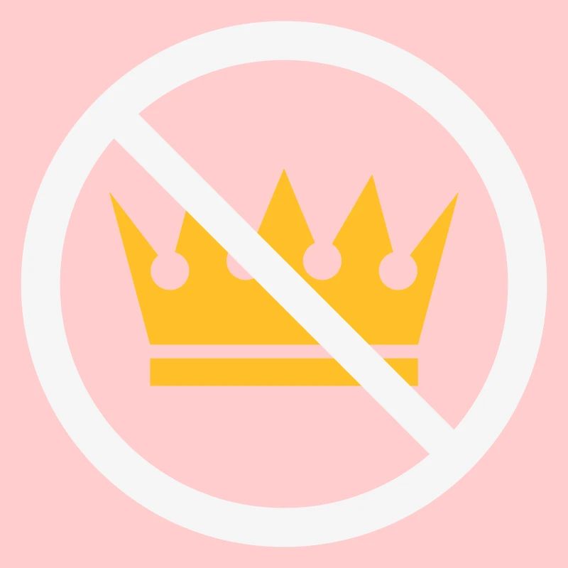 Pas de rois ! (Panneau de protestation / NEG 2C)