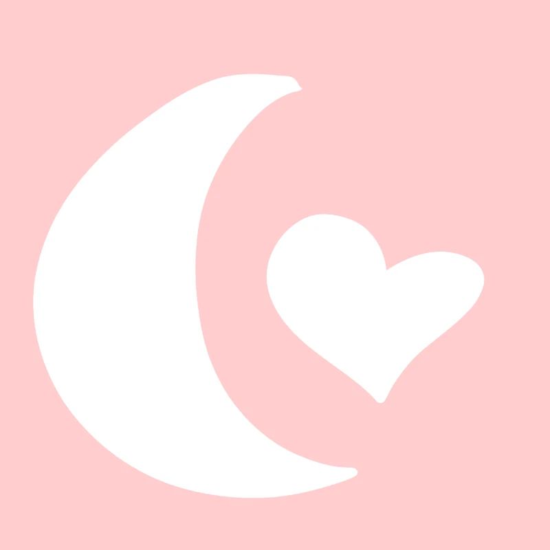 mond symbol Form liebe herz