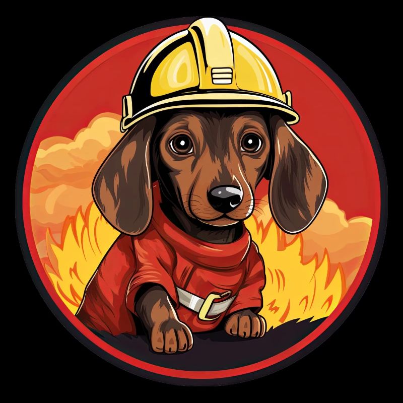 Teckel pompiers / Teckel pompier