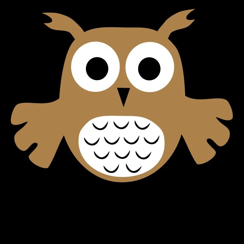 doux hibou hibou drôle Sujets de bébé comique