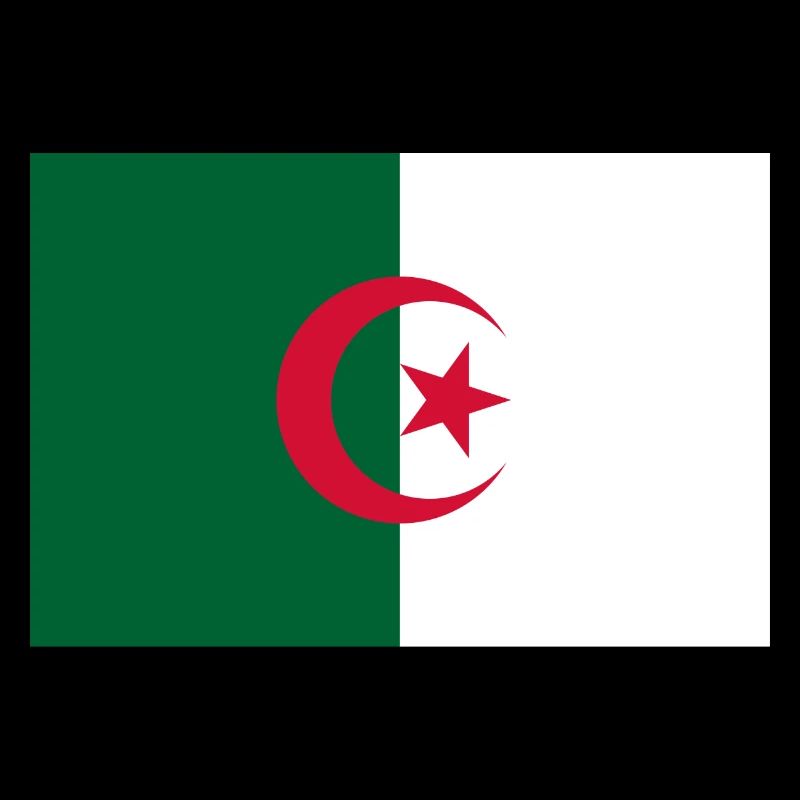 Algérie drapeau algérien drapeau