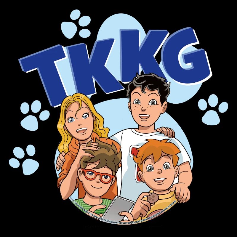 TKKG Junior Logo Mit Gruppenbild