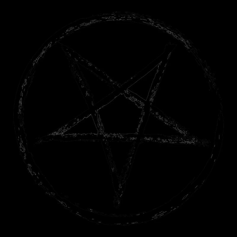 Worn Pentagram