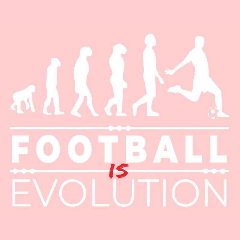 Fußball ist Evolution - Message Humor Parodie