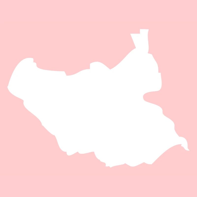 Drapeau de la carte du Soudan
