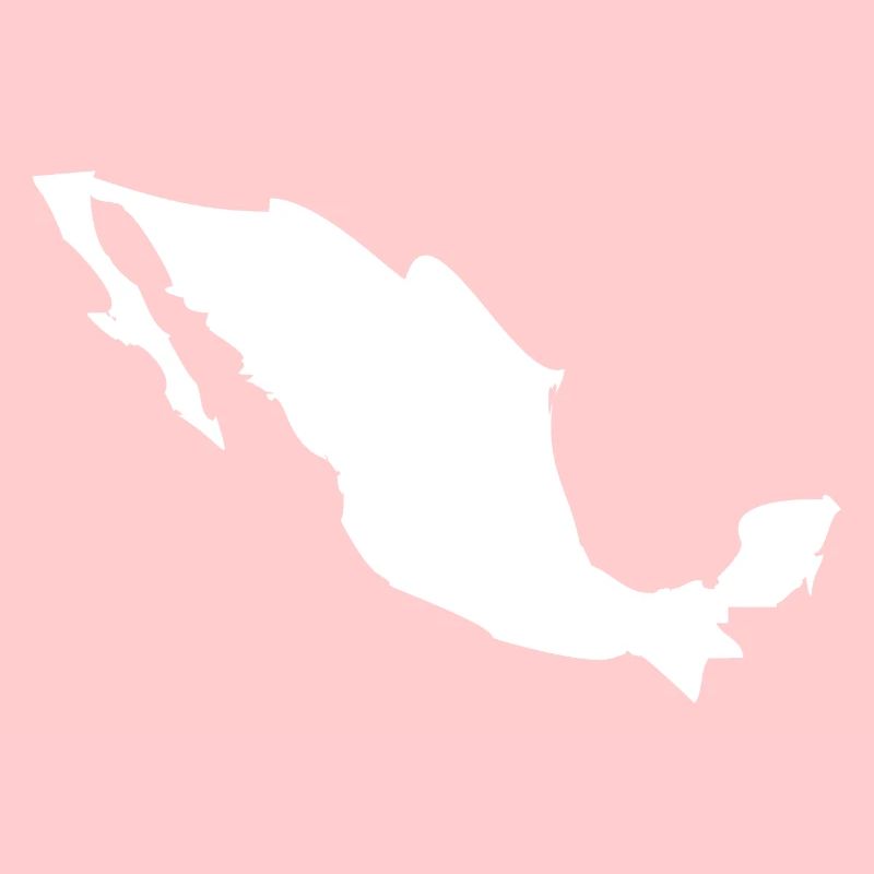 Drapeau de la carte du Mexique