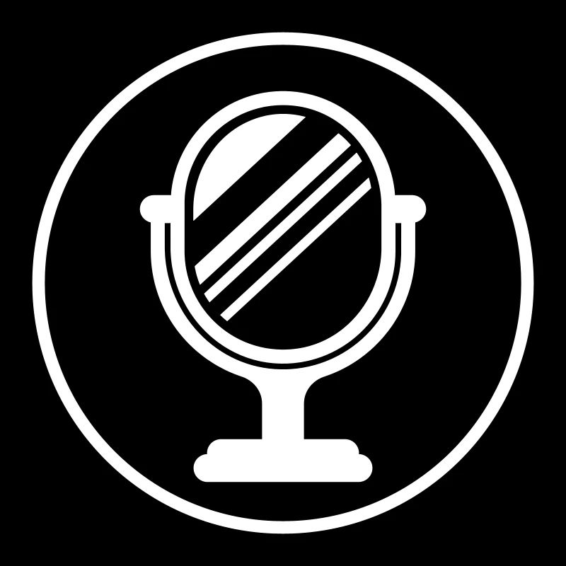 Mirror Icon Silhouette