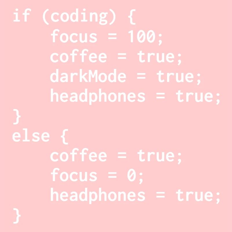 Programmierer-Else-Code