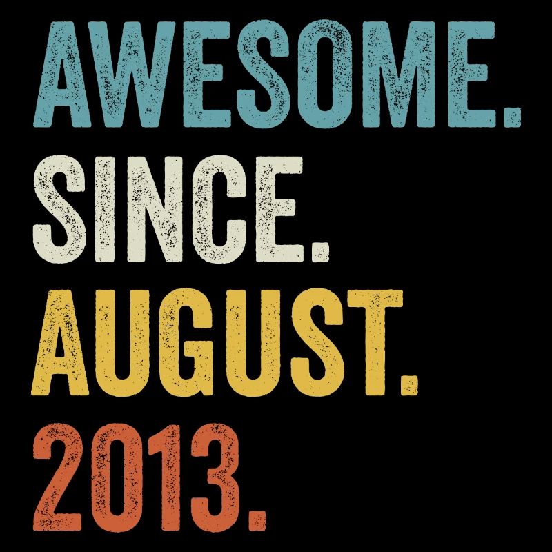 Awesome Since August 2013 9e anniversaire