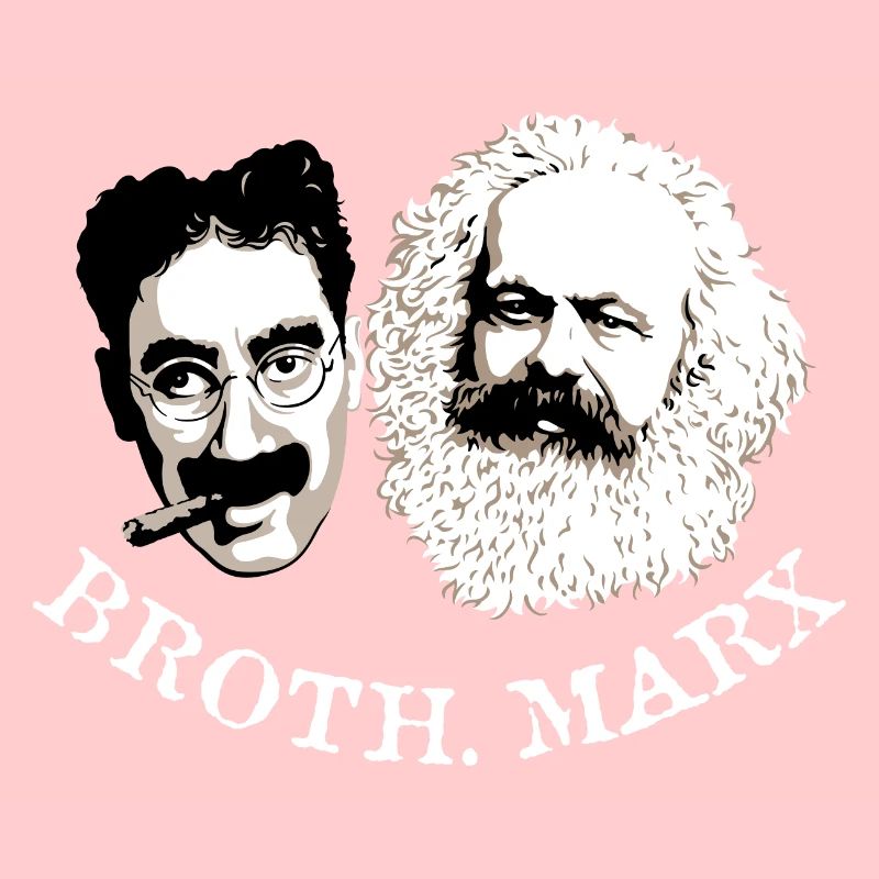 Frères Marx - typo blanche