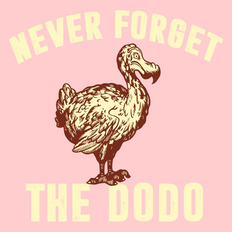 never forget the dodo vergesst nicht dodo vogel