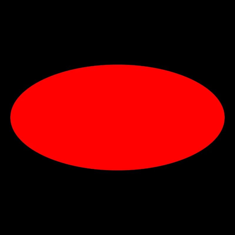 Background oval red