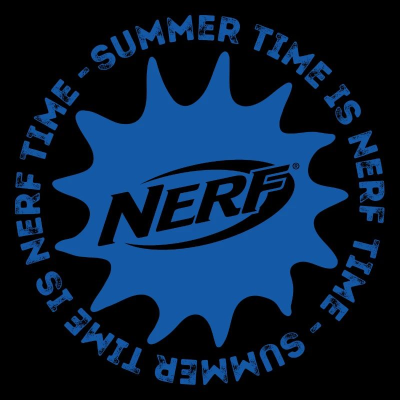 Nerf Summer Time Is Nerf Time Blue Design