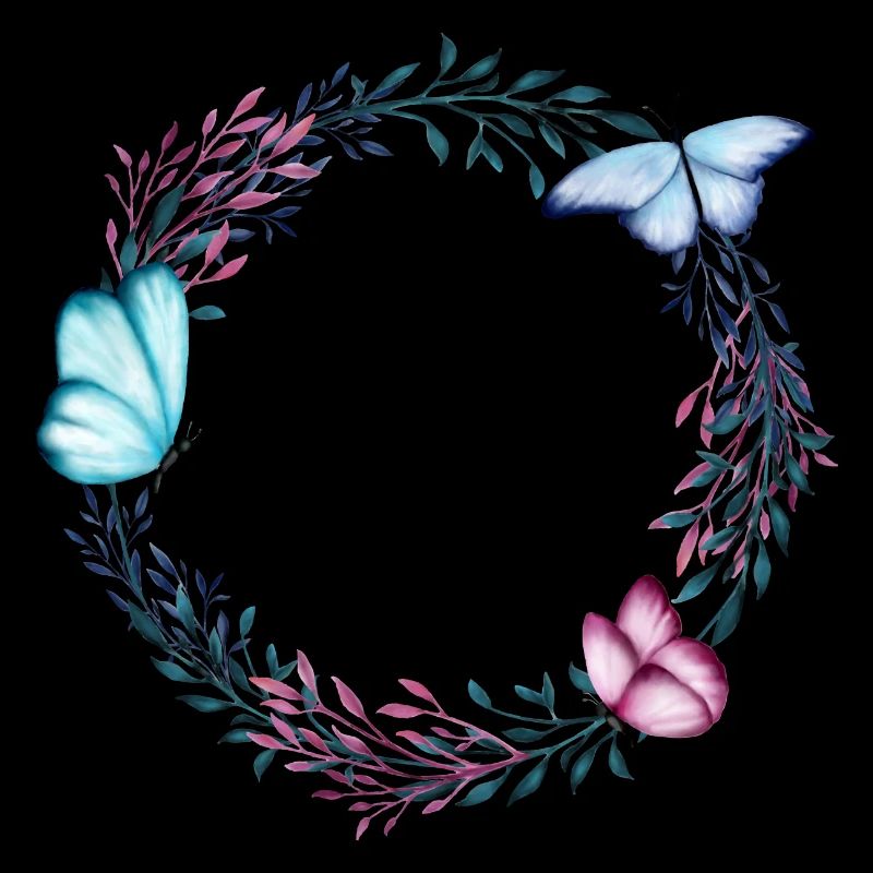 Edmonda, nom, lettrage, couronne fleurs, cadeau