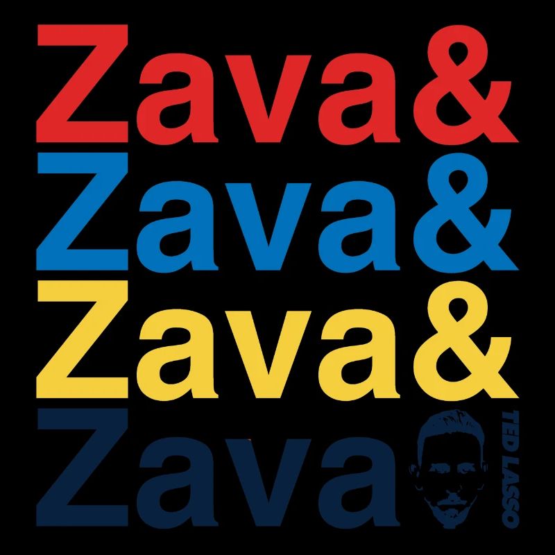 Ted Lasso Écriture Zava En Couleurs