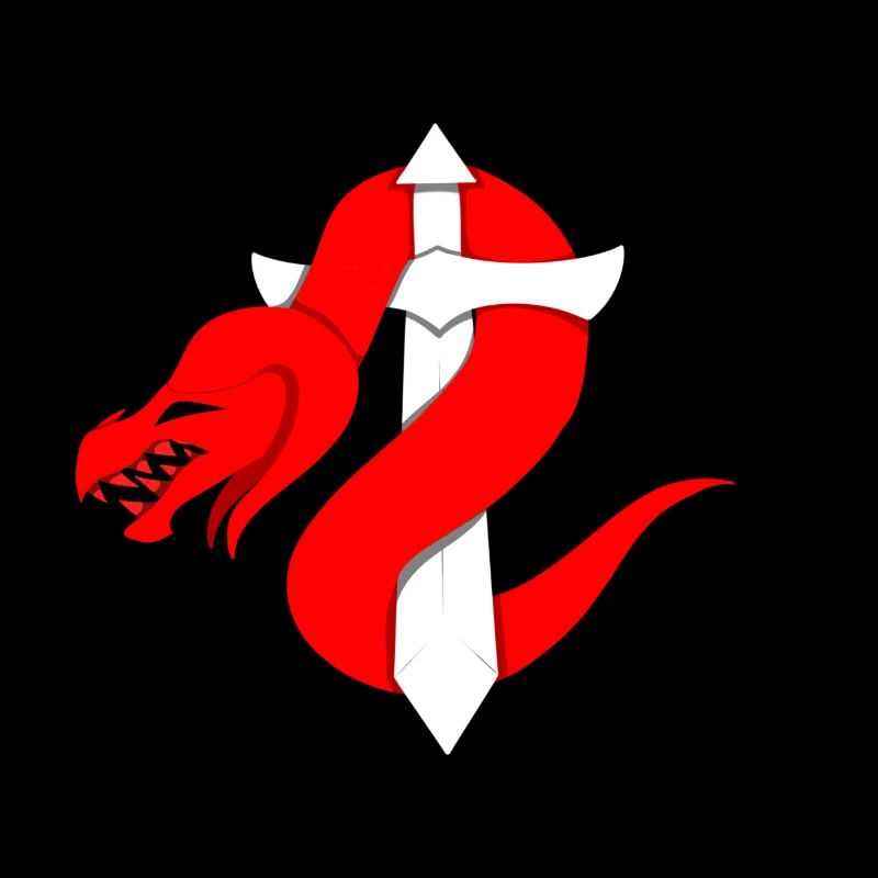 Roter Drache Schwert