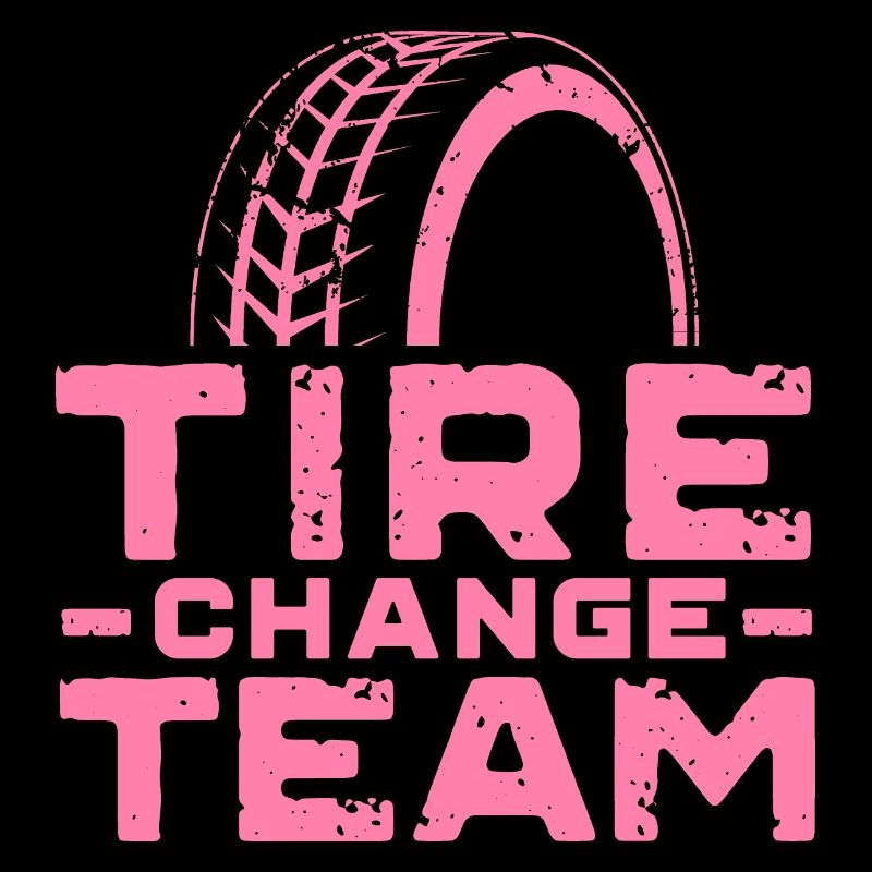 Tire change team changing wheel changing tires