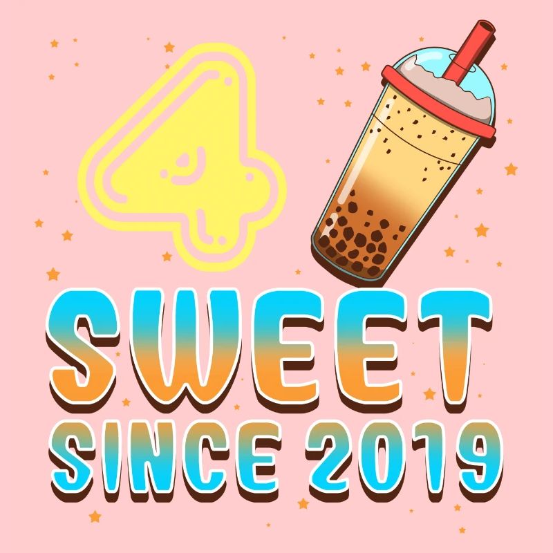 4. Geburtstag Bubble Tee