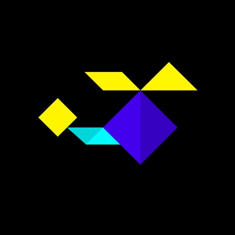 Hélicoptère - Tangram