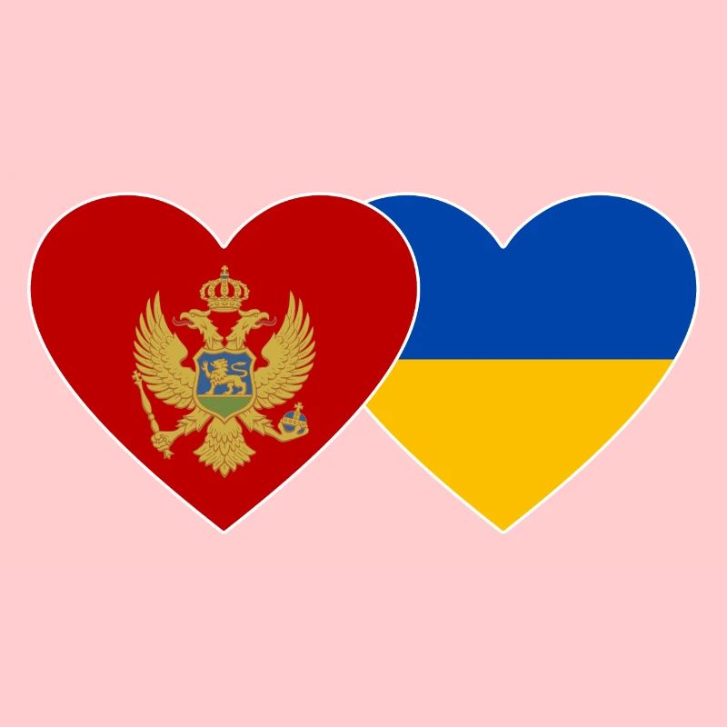 Monténégro Drapeau de l’Ukraine