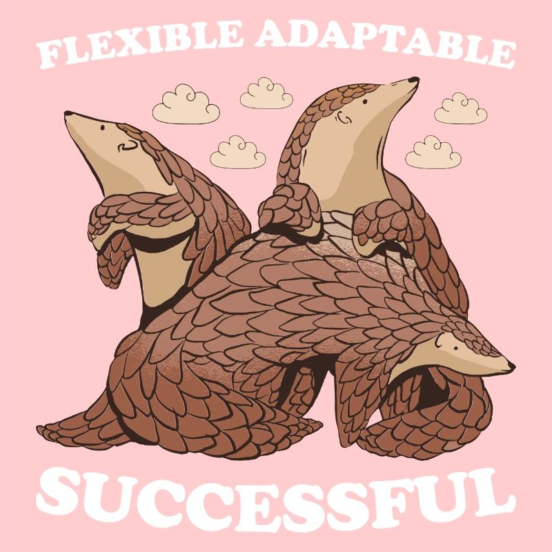 Pangolin flexible adaptable et réussi