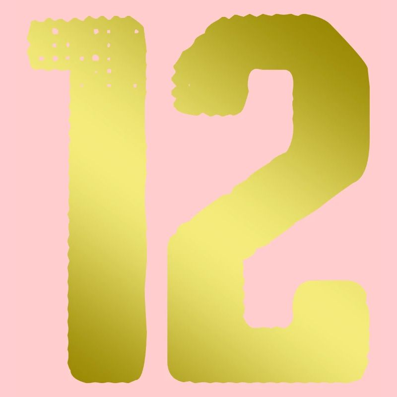 12 Number jersey