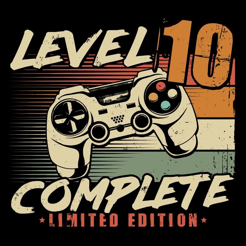10th Birthday Level 10 Complete 10 Years