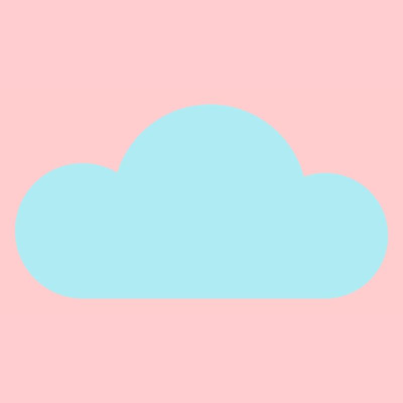 Nuages design bleu comme Skype