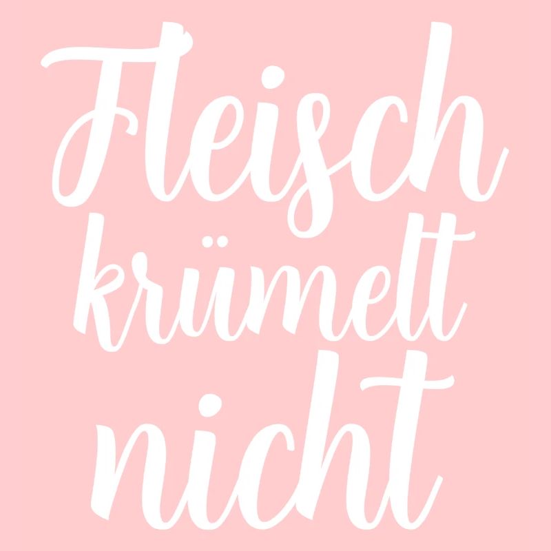 Fleisch krümelt nicht