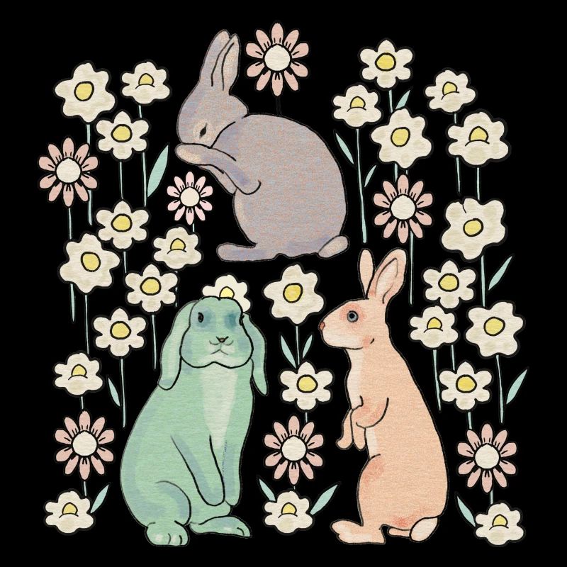 Trois lapins de Pâques