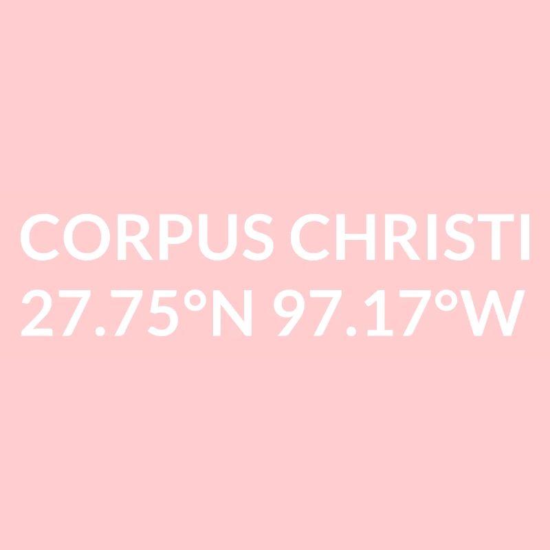 Coordonnées de Corpus Christi, Texas, États-Unis