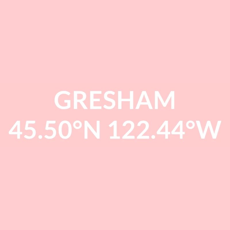 Coordonnées de Gresham, Oregon, États-Unis