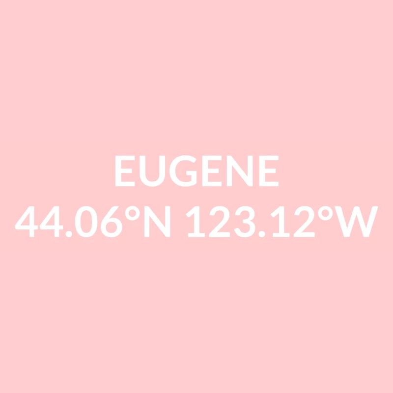 Eugene, Oregon, USA Coordinates