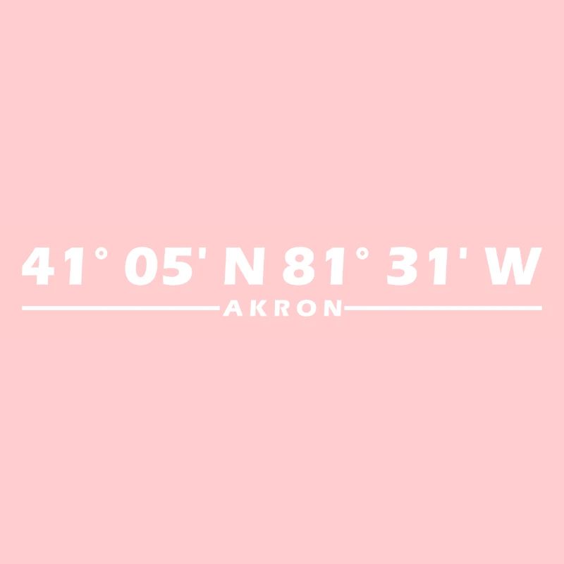 Akron Coordinates