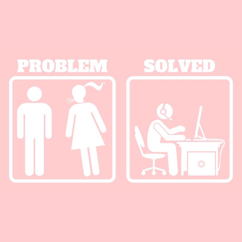 Problem Solved - Pc Gaming Funny Gift