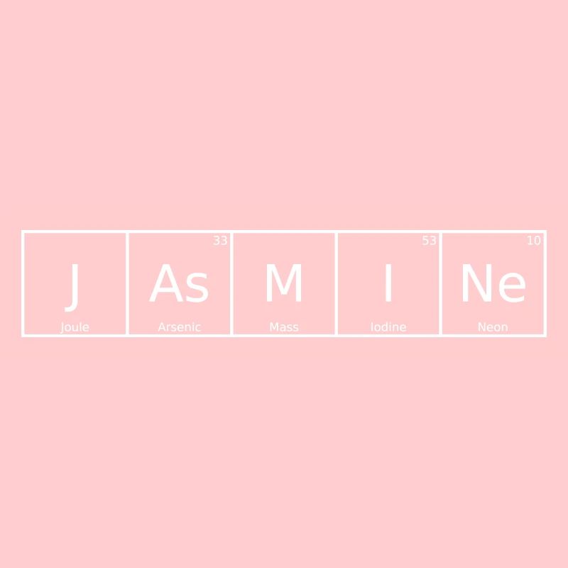 Jasmine Name First Name Chemistry Periodic Table Element