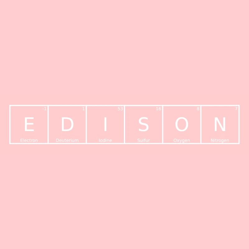 Edison Name Vorname Chemie Periodensystem Elemente