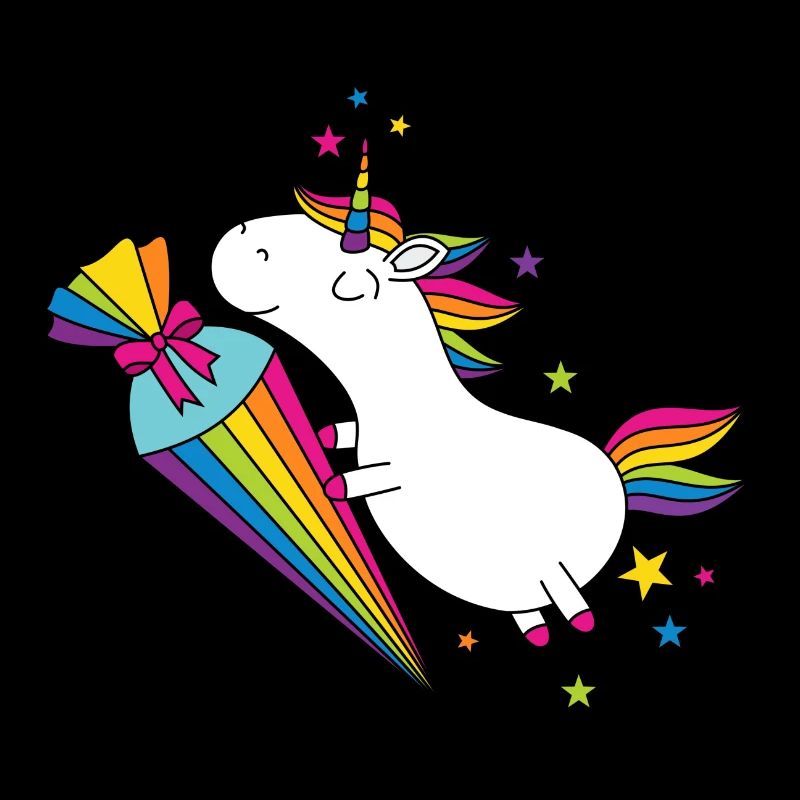 Einhorn Einschulung Schulkind Schule Zuckertüte