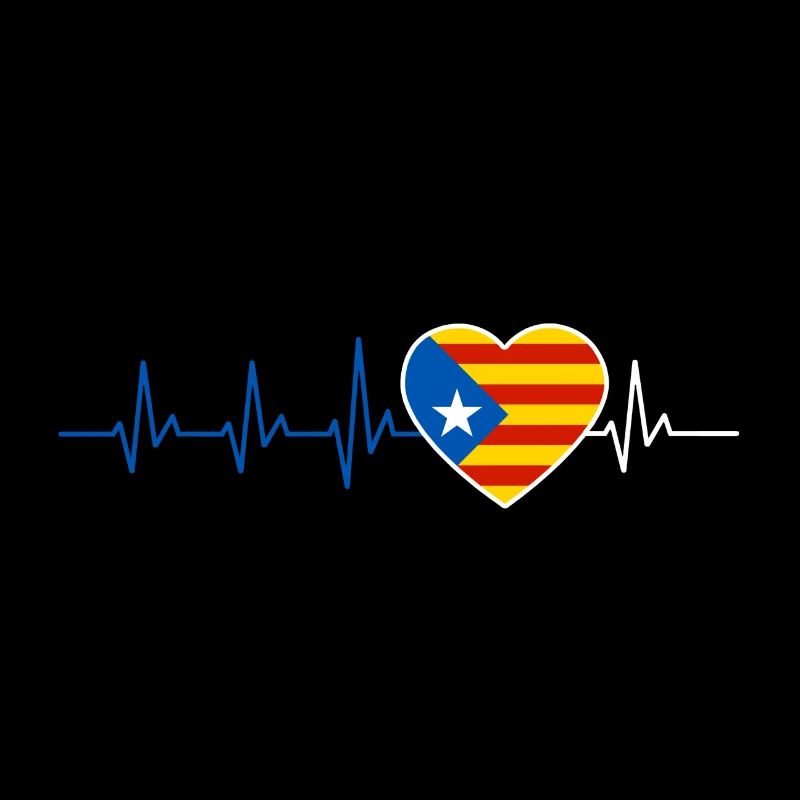 BATTEMENTS DE COEUR CATALOGNE DRAPEAU CATALAN