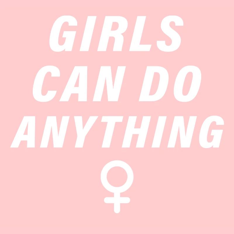 Mädchen können alles tun