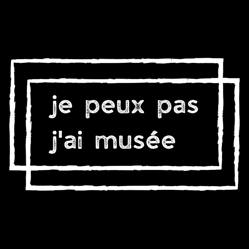 Je peux pas j'ai musée (rectangles)