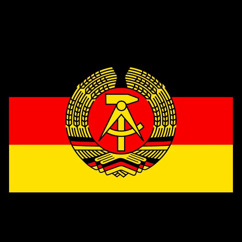 Drapeau de la RDA (stylisé)