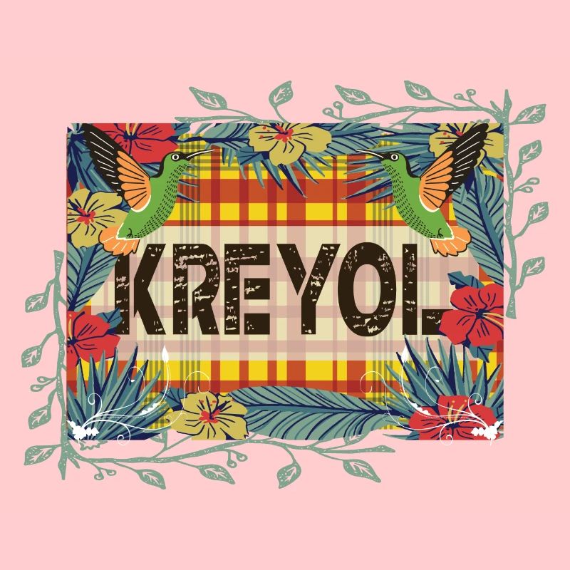 Schöne Geschenkidee KREYOL ODER KREOLISCHE Madras