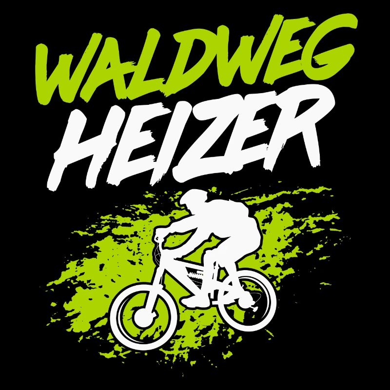 MTB Mountainbiker - Waldweg Heizer
