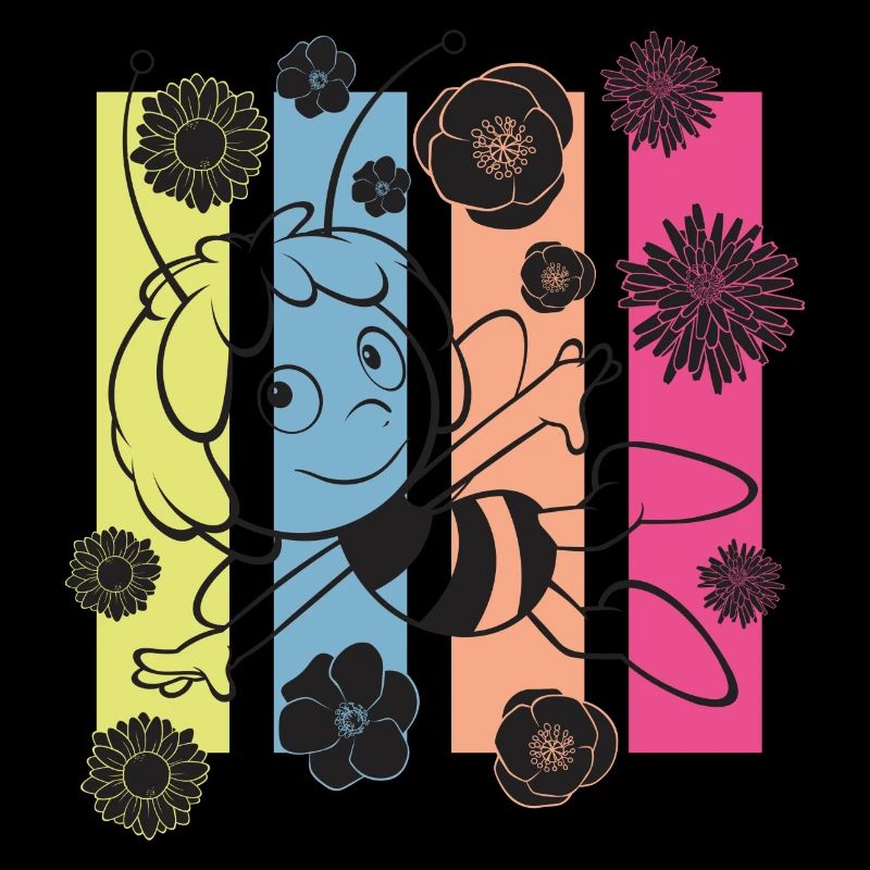 Maya L’Abeille Fleurs Et Rayures