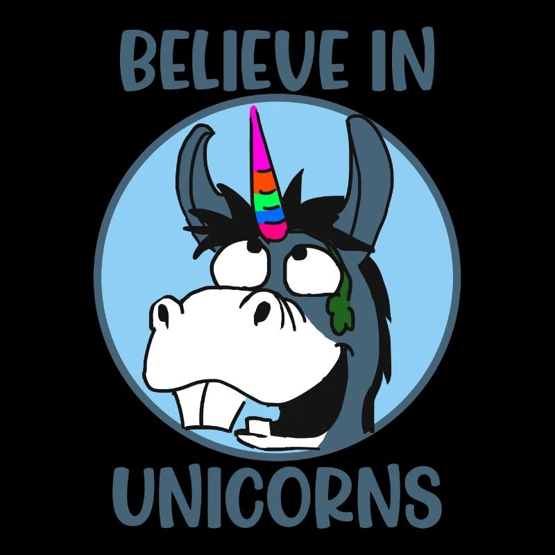 Glaube Einhorn Einhörner