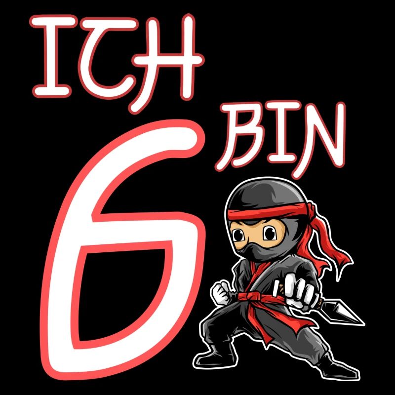 Ich bin 6 Ninja Geburtstag 6.Geburtstag