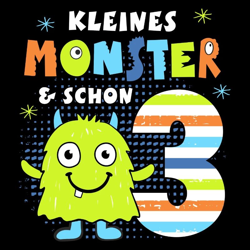 3. Geburtstag Drei kleines Monster Geschenkidee