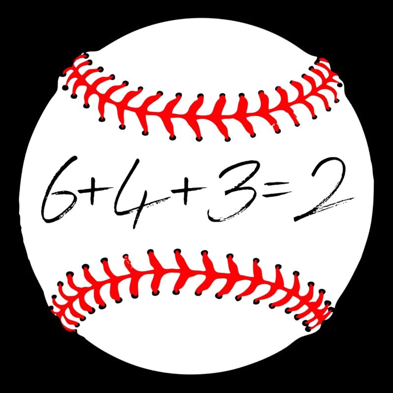 Baseball 6432 Double Play - 6+4+3=2 Softball Math
