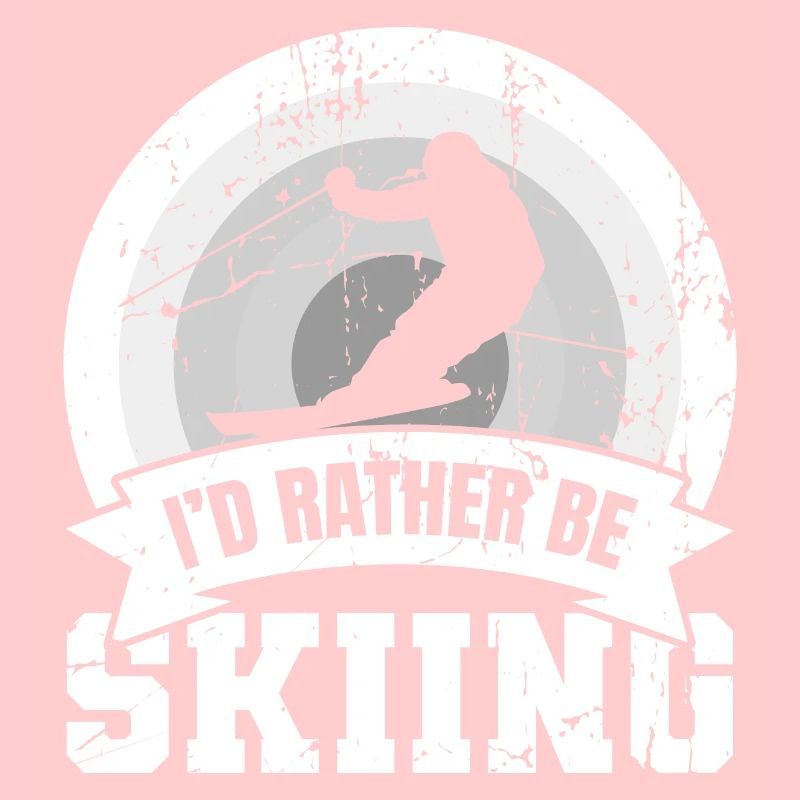 Lustiger Skifahrer Spruch